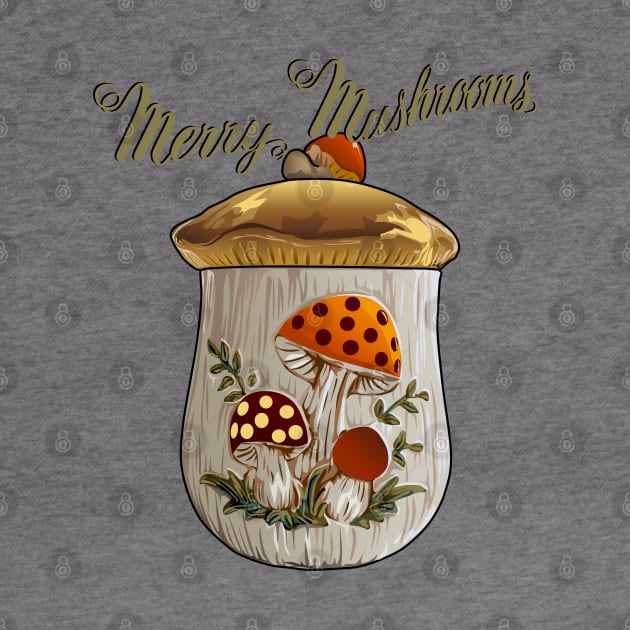 Merry Mushrooms Cannister Set by Screen Fiend Merch